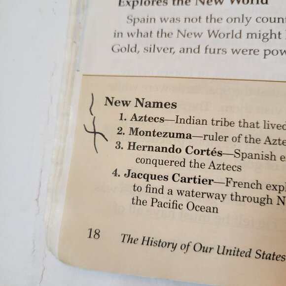 Abeka History United States 4 Work Text Book Reader Home School Consumable - Picture 6 of 7